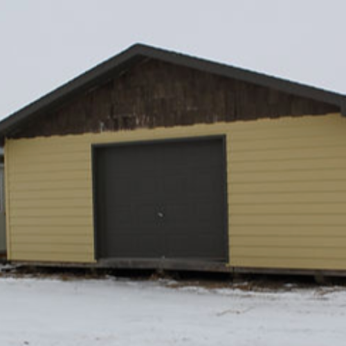 Custom built shed