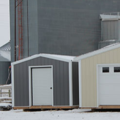 Custom built shed