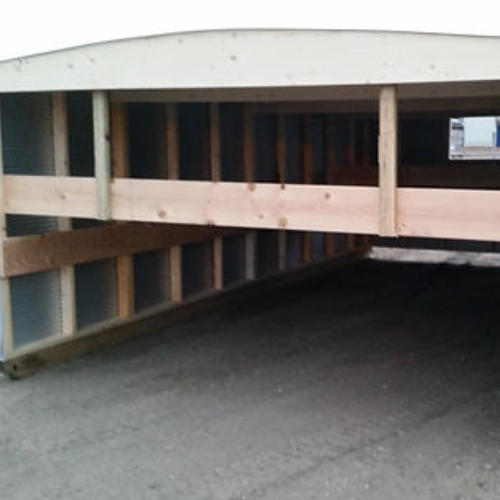 Custom built shed