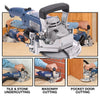 Crain Tools 825 6-1/2  Undercut Saw