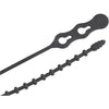 Gardner Bender Beadle Wrap 18 In. x 1/4 In. Black Flexible Plastic Cable Tie (10-Pack)