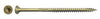 Big Timber Bronze Flat Head Screws #9 x 2-3/4 in.