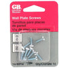 Gardner Bender 14-WPW Wall Plate Screws, White