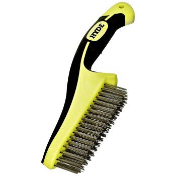 Hyde Mfg 46842 MAXXGrip Pro Stainless Steel Wire Brush ~ 5.5