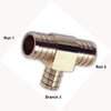John Frey Co LF6246012120802 3/4 Pex X3/4 Pex X 1/2 Pex Tee
