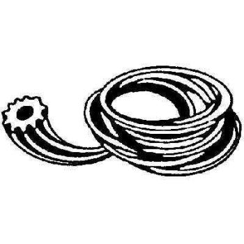 PrimeLine/SlideCo P7519 Spline .140 25 Black