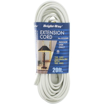World & Main/Cranbury 150040 Ee20w 20 Wht Extention Cord