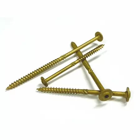 Big Timber #14 x 2-1/2 in. Star Drive Round Washer Head Construction Lag Screws, Bronze