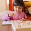 Melissa & Doug Deluxe Wooden Stamp Set - ABCs 123s