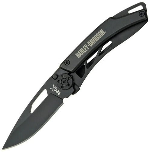 Case Harley-Davidson Motorcycle Black Tec X Dinero Folding Knife