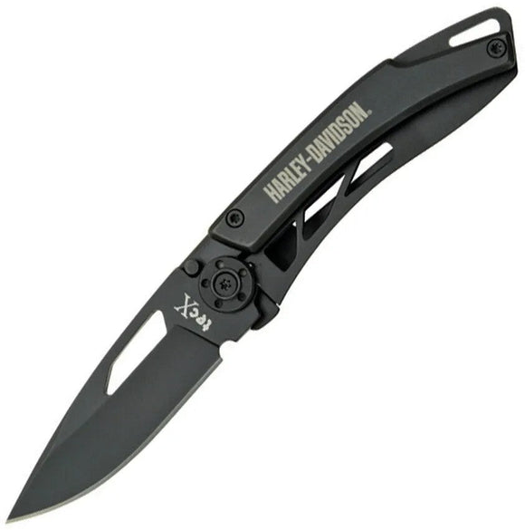 Case Harley-Davidson Motorcycle Black Tec X Dinero Folding Knife