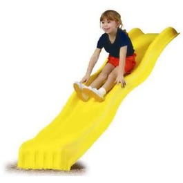 Swing Set Slide, Yellow Cool Wave, 8-Ft.