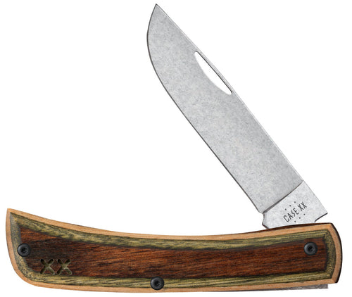 Case Crossroads Smooth Brown/Green Dymalux® Wood XR Sod Buster® Jr