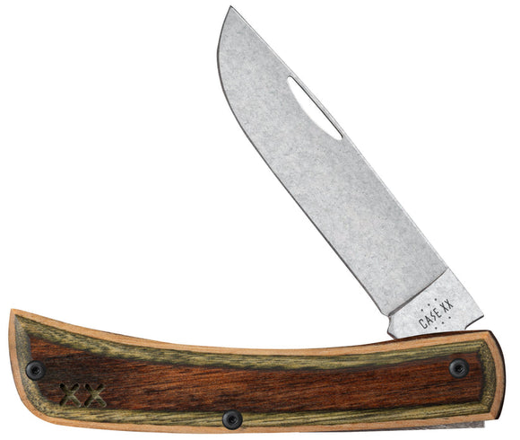 Case Crossroads Smooth Brown/Green Dymalux® Wood XR Sod Buster® Jr