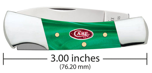 Case Smooth Green Pearl Kirinite® Lockback