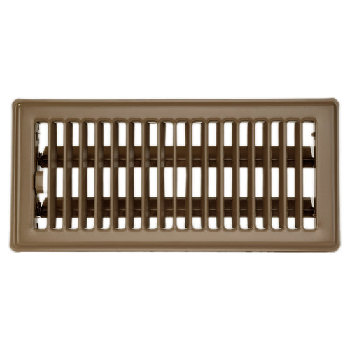 Imperial RG2004 4 x 10 Brown Floor Register