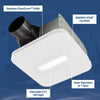 Broan-Nutone 110 Cfm, 1.0 Sone Fan W/ Cleancover™ And Selectable Cct Led Light