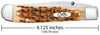 Case Kickstart® Amber Bone CV Trapperlock