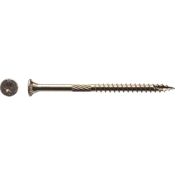 Big Timber #9 x 2-3/4 In. Yellow Zinc Flat Head Wood Screw (86 Ct., 1 Lb.)